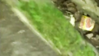 fuck bareback one load with an anonyme in wood 4