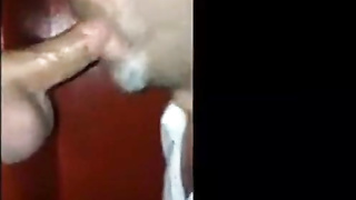 Glory hole cock sucking with cum 4
