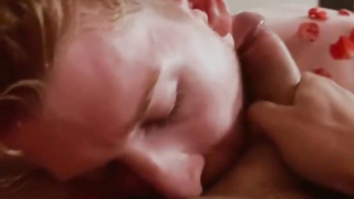 My obedient ginger whore gets a off the hook tub after we busy