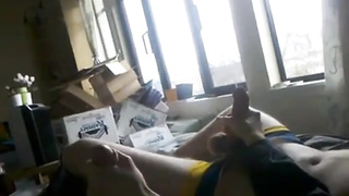 two frat stroke each others nice cocks 4