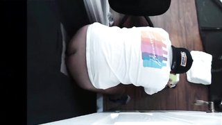 Gloryhole mature DILF gargles fuck-stick before barebacked