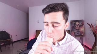 fleshy naughty fellow throating enormous man sausage deeptroat