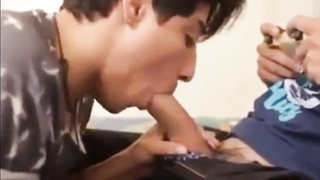 Sucking when he play 7