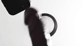 Ebony masculine solo hj jizz run in rivulets