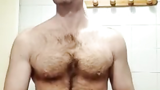 Pumping out the jizz.