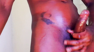 Dual Angle Masturbate in Front the Mirror/CLOSE UP: Steaming Man Fapping OFF in front the mirror/MASSIVE SPUNK