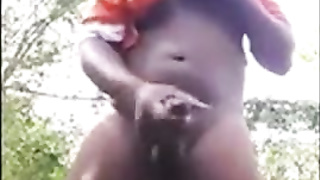 Black man with big cock stroking 3