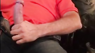 Str8 daddy jerking watching porn 4