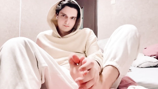 gobble my soles! lad / young / super-cute / sole fetish / soles / tormentor / gimp / dominance