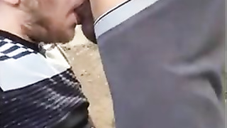 blowjob masturbation handjob sucking outdoor wanking 5