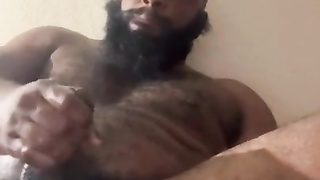 Determined to milk my BIG BLACK COCK after working ou