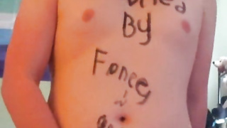 Femboy Rails their fake penis with thier tormentor names marked on thems