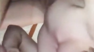 Smooth twink in pink chastity cage sucks weenie 3