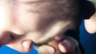 Cum sucker in public wc 11