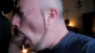 Deep Throating Guy in Suit Cum Swallow 9