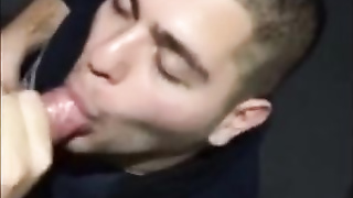 Buddy blows me and I unload all over his face 6