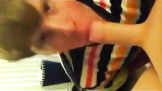 Giving NOT His bro a Blowjob and Swallowing 7