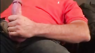 Str8 daddy jerking watching porn 8