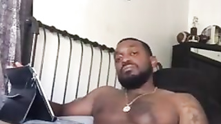 Black Daddy Cums for Me 5