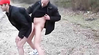 Daddy and Younger Dude fucking Outdoors 5