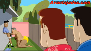 Gay Club caught sex Toon