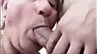 Bear fucks  grandfather's mouth 6