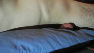 Blue pillow humping cum 8