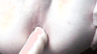 Twink using Cum as lube 12