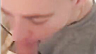 Cumming in the twink's mouth and he swallows it all 6