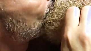 He resists being kissed....a bit 8