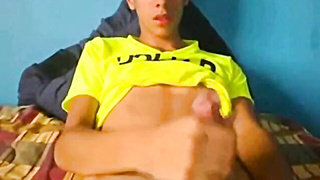 Latino Twink Shows Off When  Jerking 3
