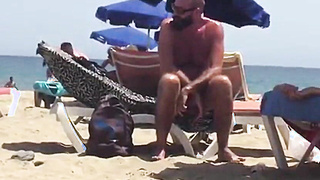 Str8 spy daddy bear at the beach 9