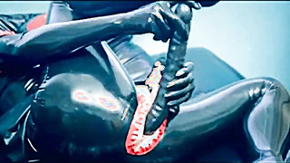 Rubber 18 inch Dildo 5