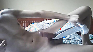 jerkoff using underwear 14