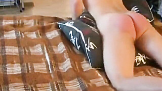 Submissive Guy's Spanking Session