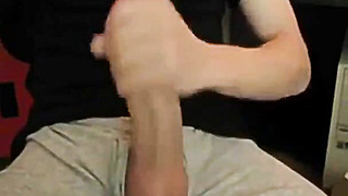 Big Cock, Huge Load! Amateur Handjob by a Man with a Big Dick!