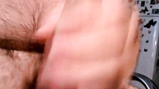 Mature Argentinian Bear Wanks and Cums