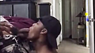 Black Gay Friends Suck and Swallow Each Other's Big Cocks