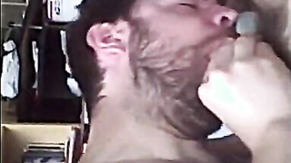 Big-Cock Blowjob and Cum Load with Amateur Buddies