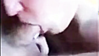 Daddy gives twink his first blowjob