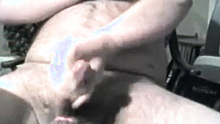 Hairy Bear Daddy Strokes and Cums on Cam 3
