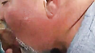 Big-Cock Daddy Blowjob in the Park