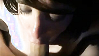 Big-cock Daddy Gets a Deep Blowjob from Amateur Crossdresser