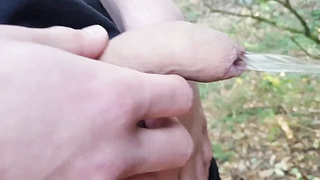 Pissing Outdoors with my Big Dirty Dick