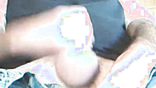 Hairy Daddy Bear Jerks Off Solo