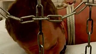 Watch as Hung Derek Pain struggles on getting his freedom from all tormenting