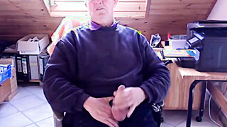 74-Year-Old German Silver Daddy Cums Hard 2