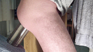 Hard Anal Workout with a Big Dildo - Gay Amateur Video