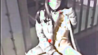 Asian Crossdresser Cums Outside 2