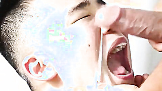 Asian Amateur Sucks a Big Black Cock